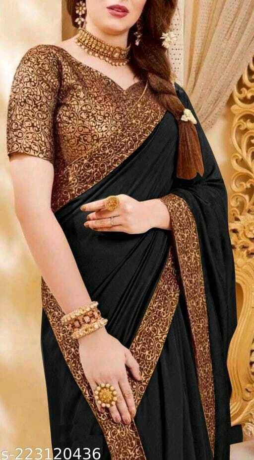    			Samai Georgette Solid Saree With Unstitched Blouse Piece ( Multicolor2 )