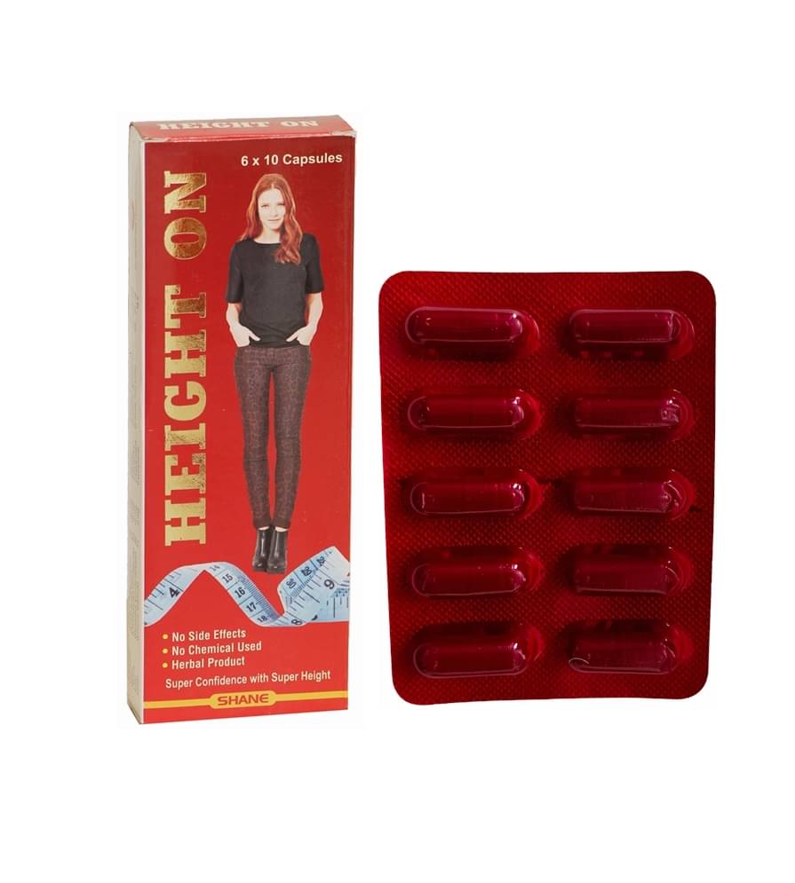 Shane Height On Ayurvedic (Increase Height Naturally) Capsule 60 no.s Unflavoured Single Pack Shane Height On Ayurvedic (Increase Height Naturally) Capsule 60 no.s Unflavoured Single Pack
