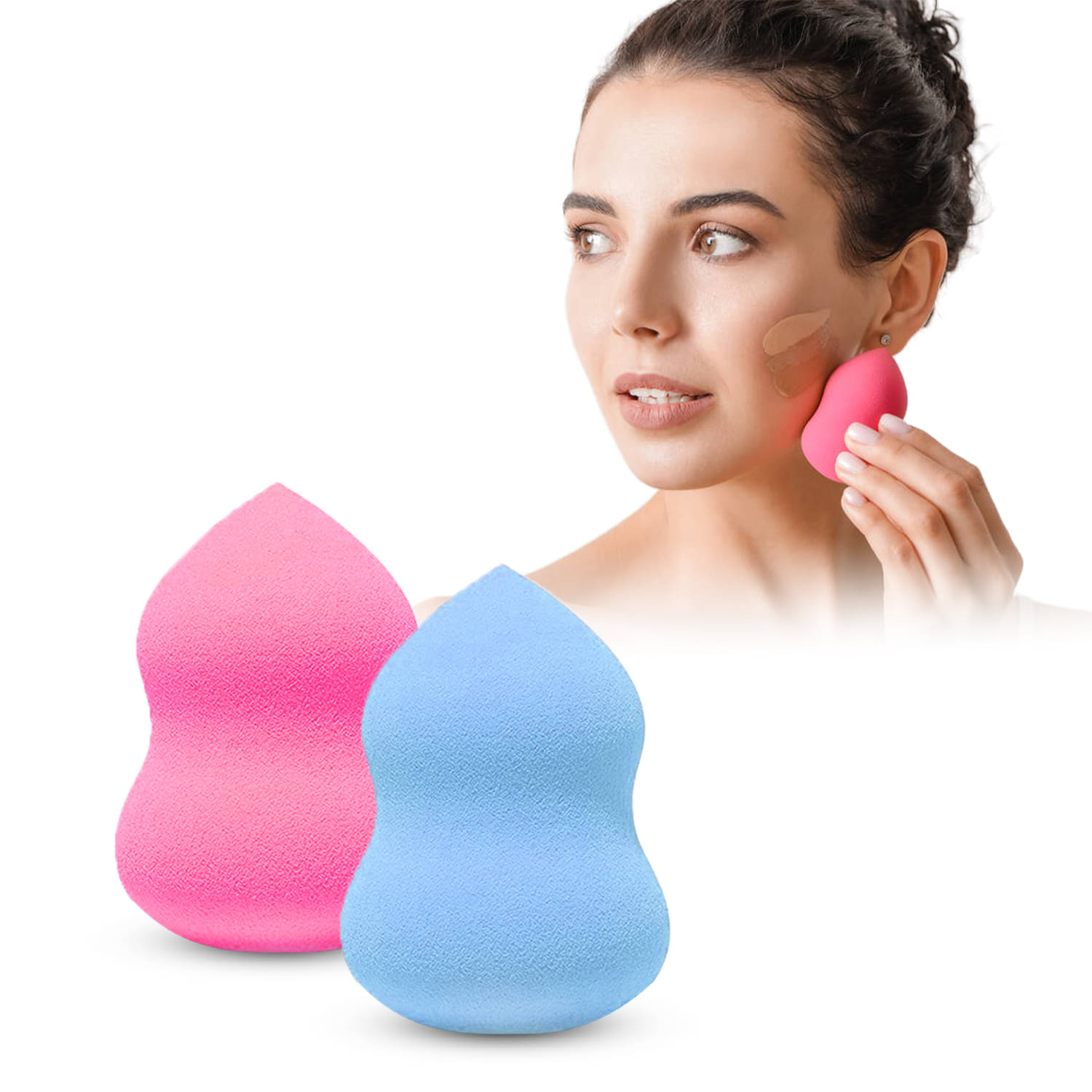     			Swiss Connection Face 100 g Beauty Blender for Face Makeup 2 Pcs