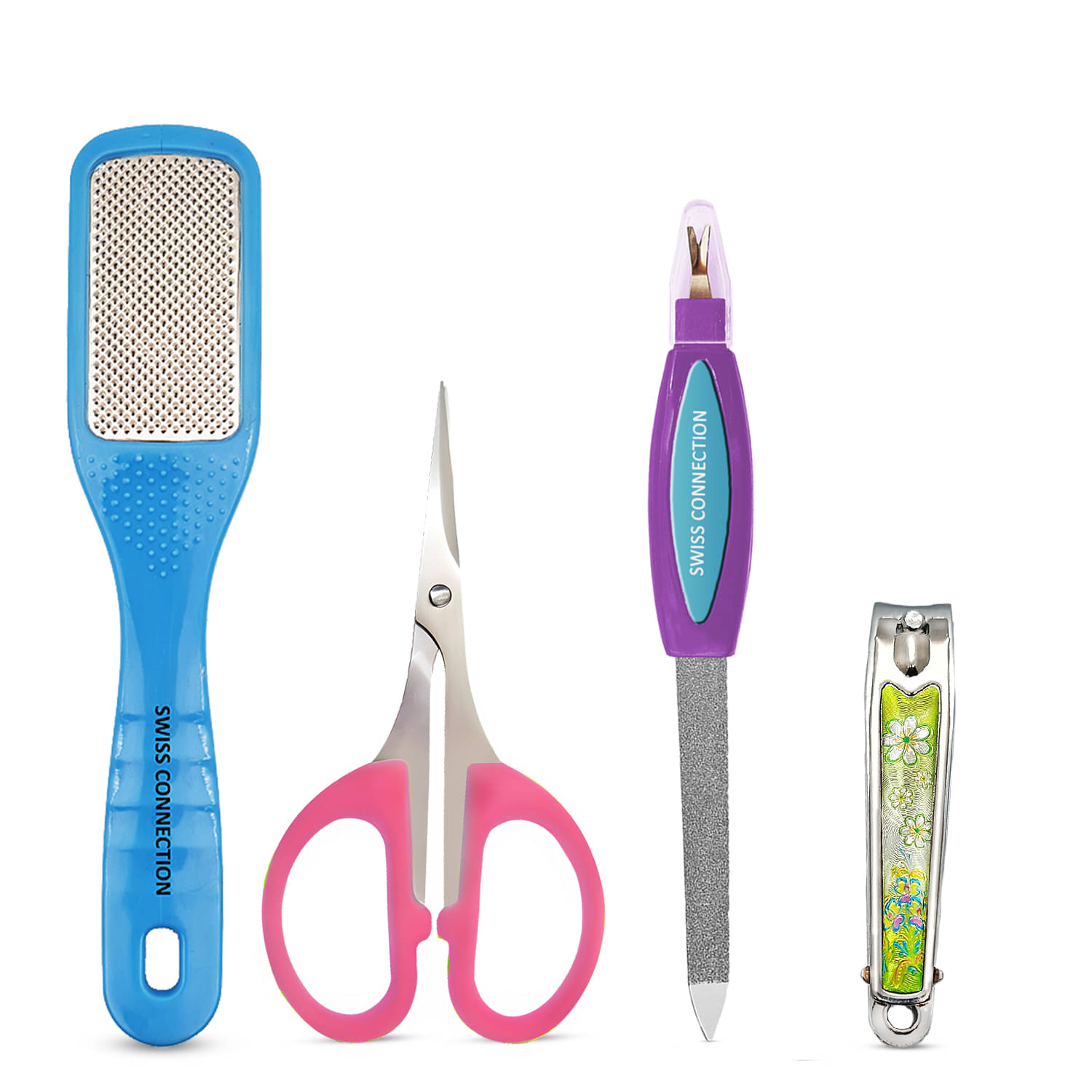     			Swiss Connection Manicure & Pedicure Kit ( Pack of 4 )