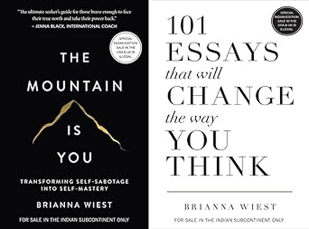     			The Mountain Is You , 101 Essays By Brianna Wiest