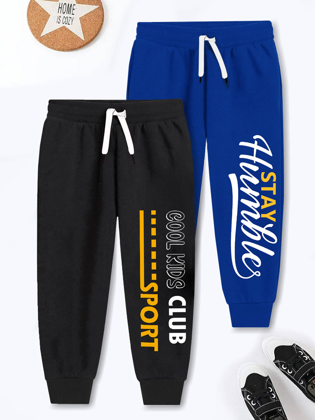     			Trampoline Pack of 2 Boys Cotton Blend Trackpant ( Multi )