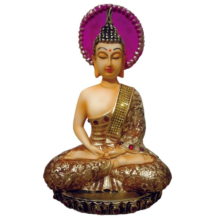     			WINSOME COLLECTION Resin Buddha Idol ( 14 cm )