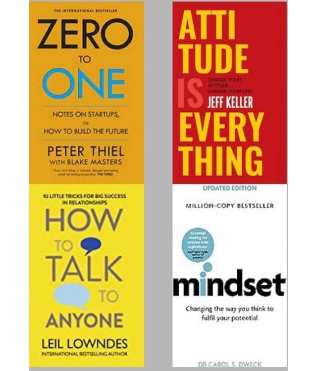     			Zero To One Attitude Is Everything Mindset By Mix