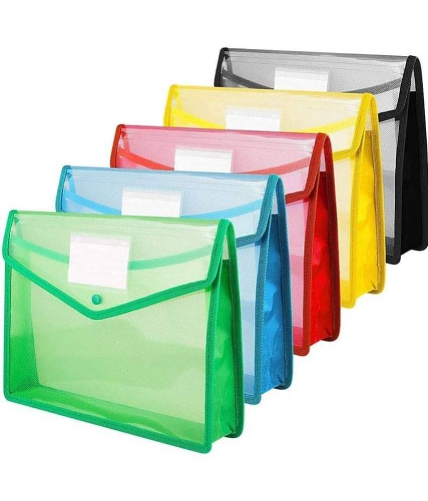 kp2 Multicolor Button Folder ( Pack of 5 ) kp2 Multicolor Button Folder ( Pack of 5 )