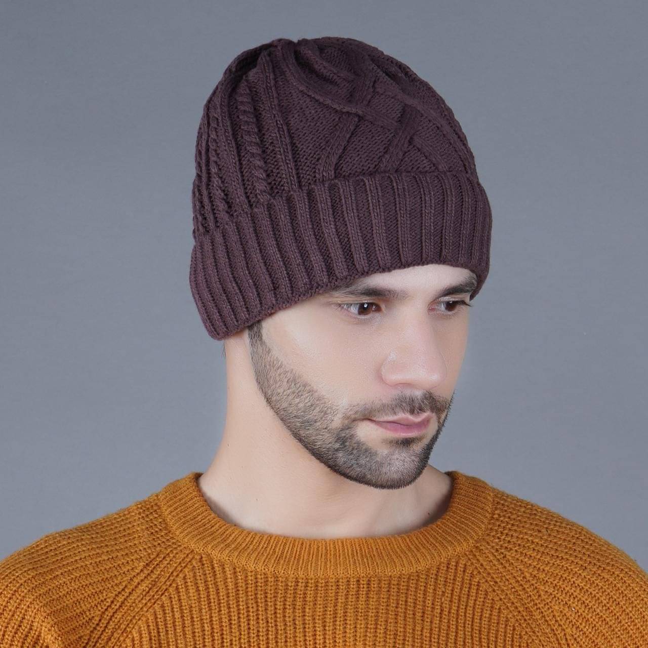     			valdez Brown Woollen Men's Cap ( Pack of 1 )