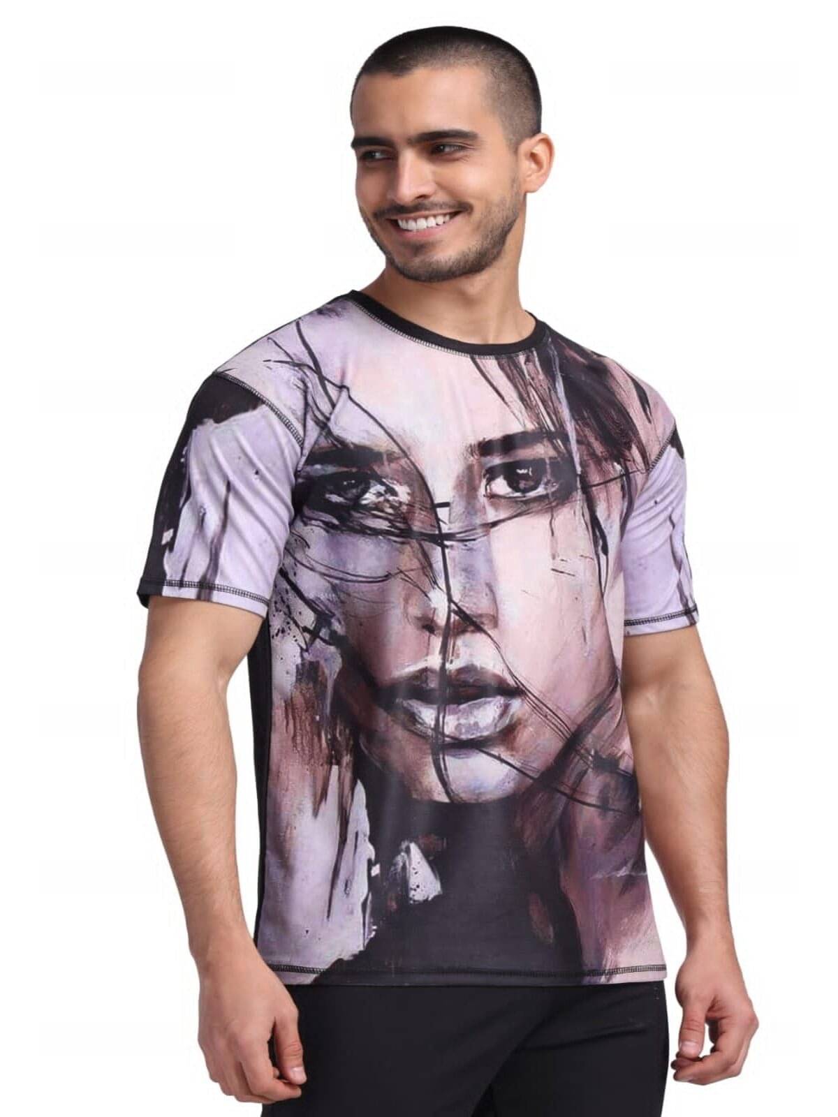 yellow tree Polyester Regular Fit Printed Half Sleeves Men's Round T-Shirt - Multicolor ( Pack of 1 ) yellow tree Polyester Regular Fit Printed Half Sleeves Men's Round T-Shirt - Multicolor ( Pack of 1 )