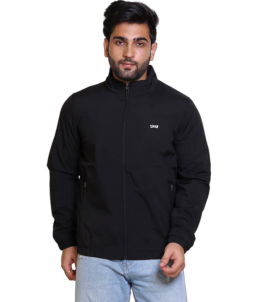 AZF Nylon Men's Windcheater Jacket - Black ( Pack of 1 ) - Jackets & Coats | Buy online on ZillyBuy