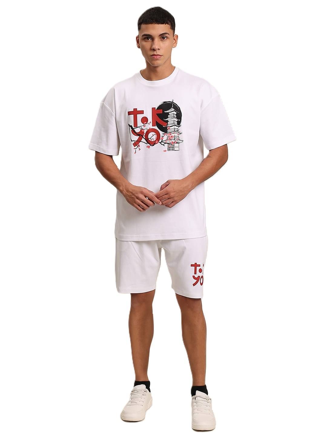 Bene Kleed Men Graphic Printed Round Neck Cotton Oversized T-shirt Bene Kleed Men Graphic Printed Round Neck Cotton Oversized T-shirt