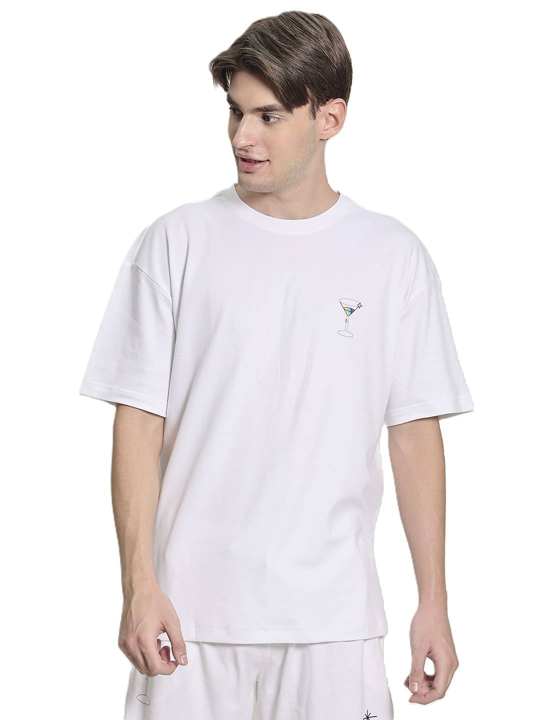 Bene Kleed Unisex White Pride Typography Printed Pure Cotton Tshirt Bene Kleed Unisex White Pride Typography Printed Pure Cotton Tshirt