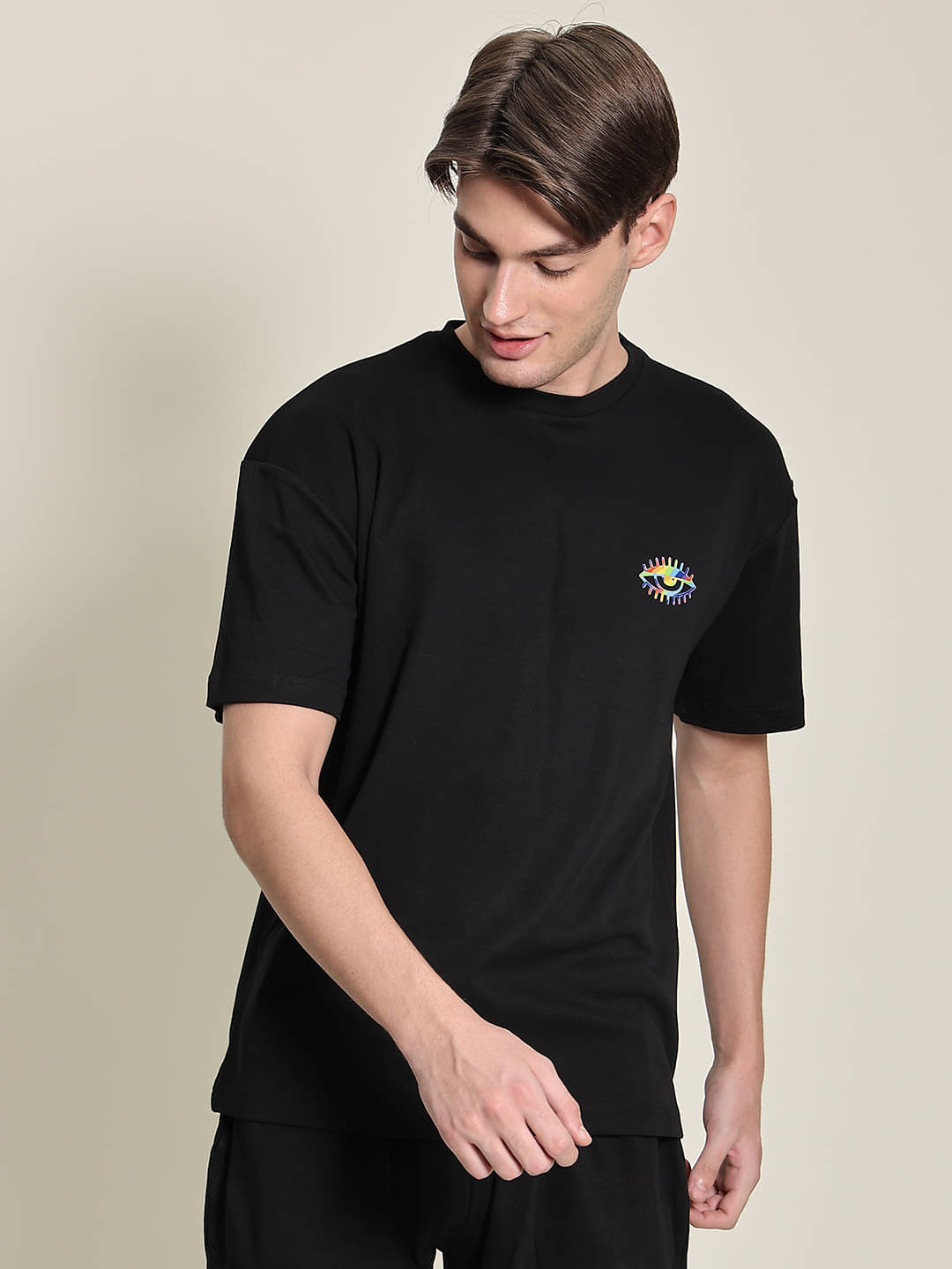 Bene Kleed Unisex Black Pride Typography Printed Pure Cotton Oversized Tshirt Bene Kleed Unisex Black Pride Typography Printed Pure Cotton Oversized Tshirt