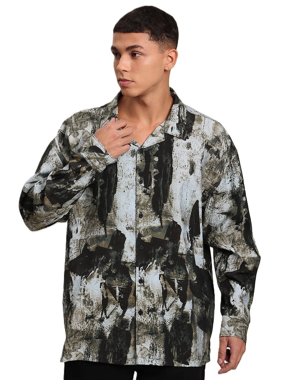     			Bene Kleed Men Opaque Printed Casual Shirt