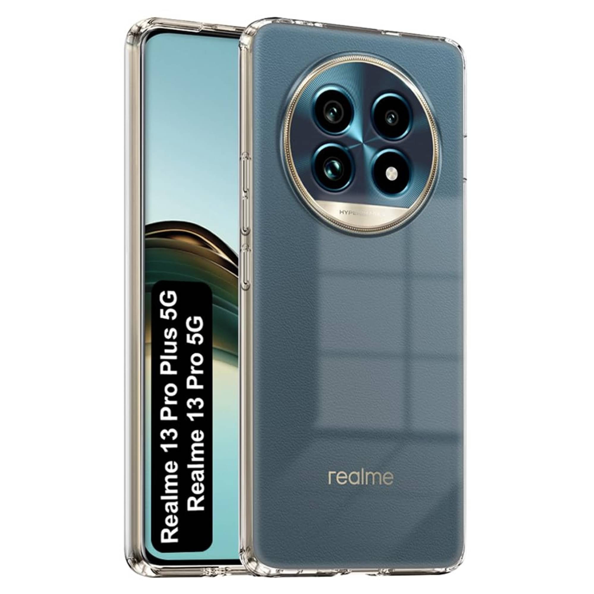     			Case Vault Covers Silicon Soft cases Compatible For Silicon Realme 13 Pro Plus 5G ( )