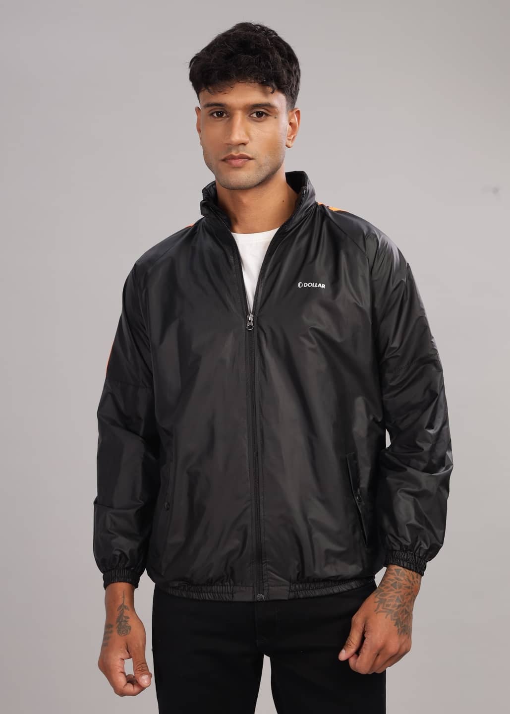 Dollar Polyester Men's Windcheater Jacket - Black ( Pack of 1 ) - Jackets & Coats | Buy online on ZillyBuy