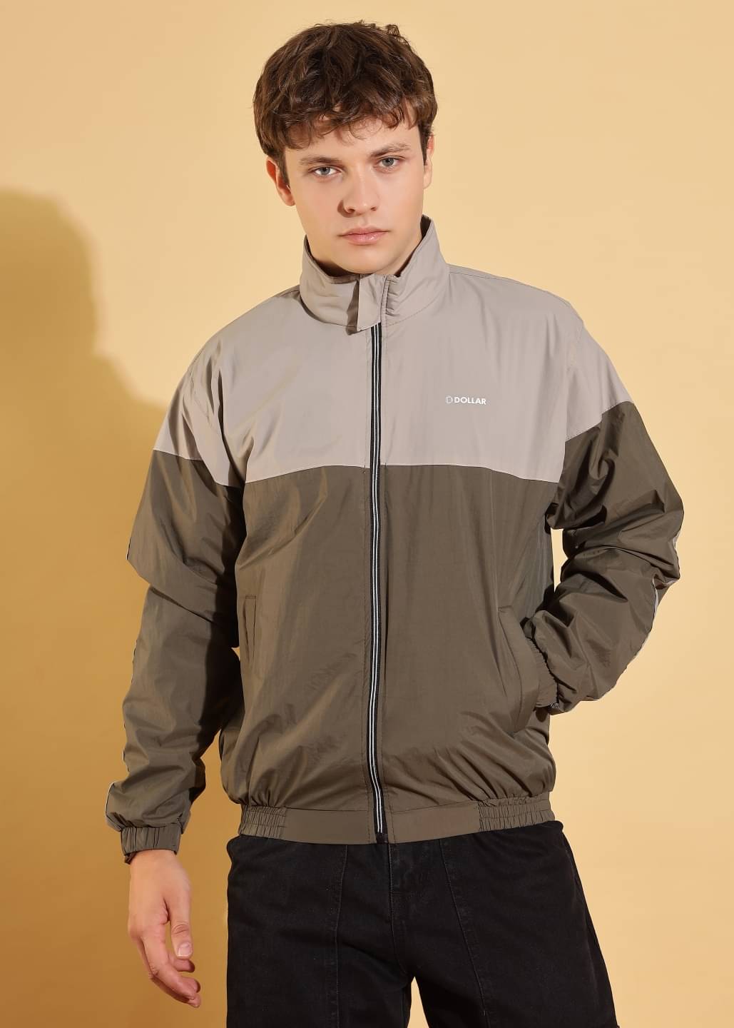 Dollar Polyester Blend Men's Windcheater Jacket - Olive ( Pack of 1 ) Dollar Polyester Blend Men's Windcheater Jacket - Olive ( Pack of 1 )