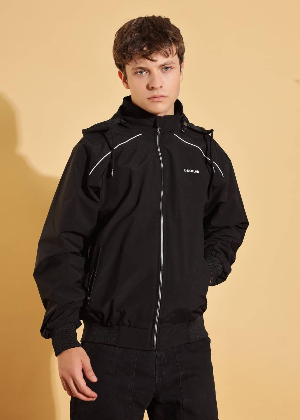 Dollar Polyester Blend Men's Windcheater Jacket - Black ( Pack of 1 )     			Dollar Polyester Blend Men's Windcheater Jacket - Black ( Pack of 1 )