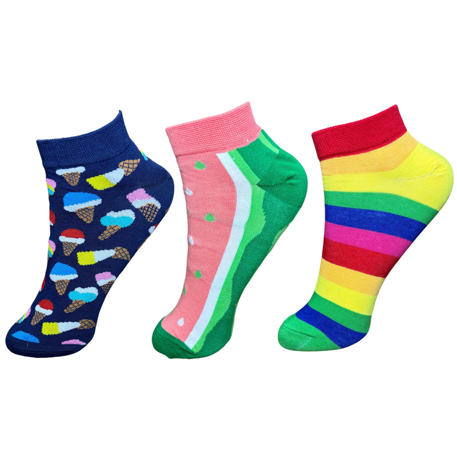 HF LUMEN Pack of 3 Cotton Women's Self Design Ankle Length Socks ( Multicolor )     			HF LUMEN Pack of 3 Cotton Women's Self Design Ankle Length Socks ( Multicolor )