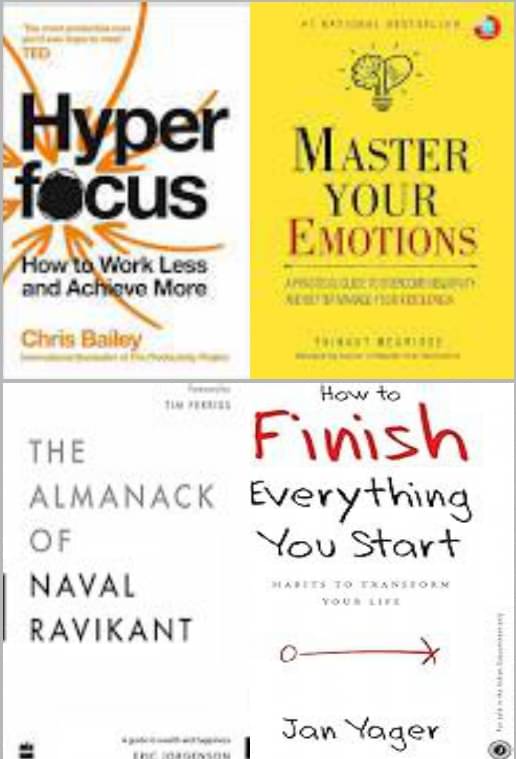     			Hyperfocus + The Almanack Of Naval Ravikant +Master Your Emotions