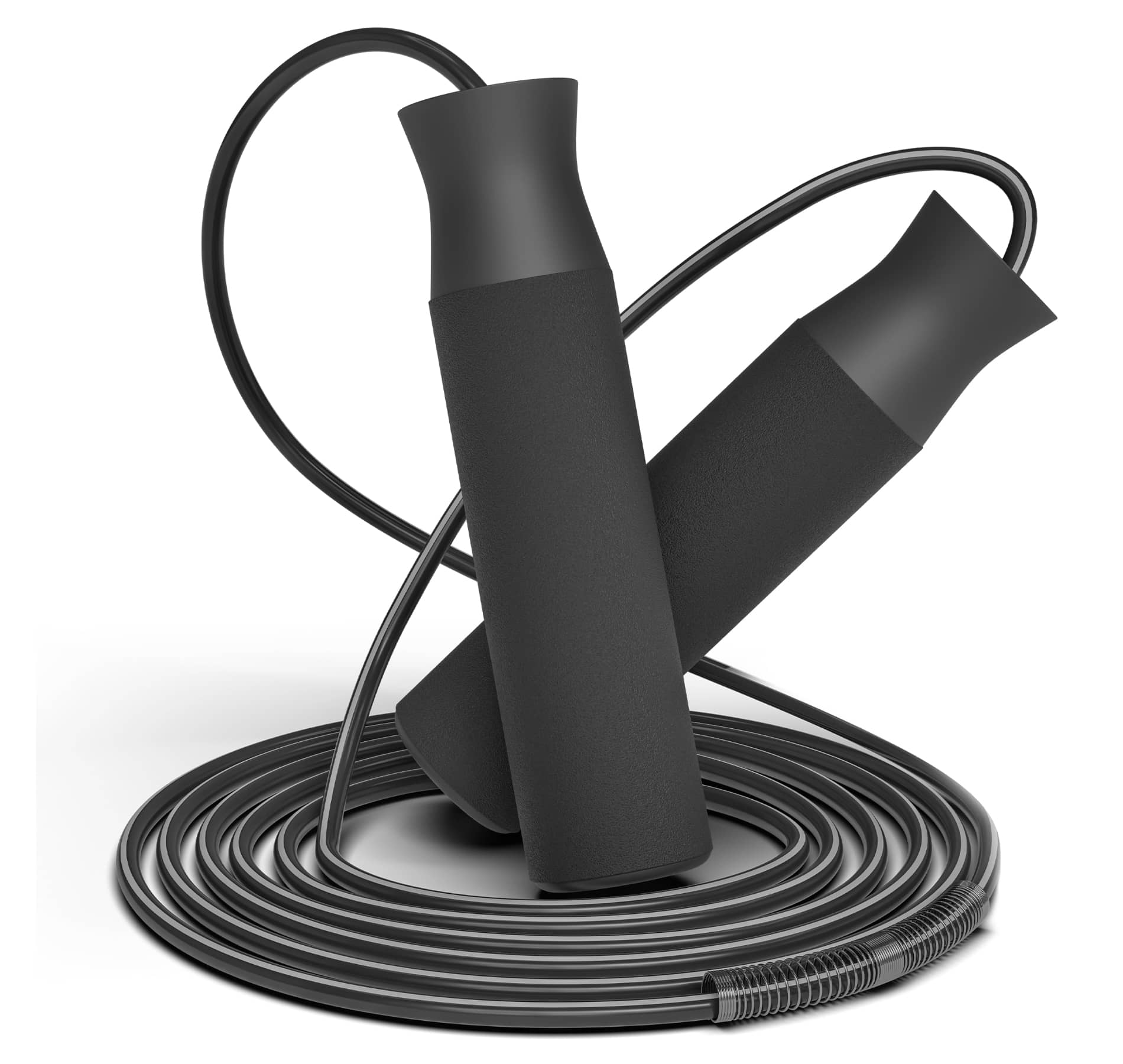 Impetus Black Skipping Rope ( Pack of 1 ) - Sports and Fitness Equipment | Buy online on ZillyBuy