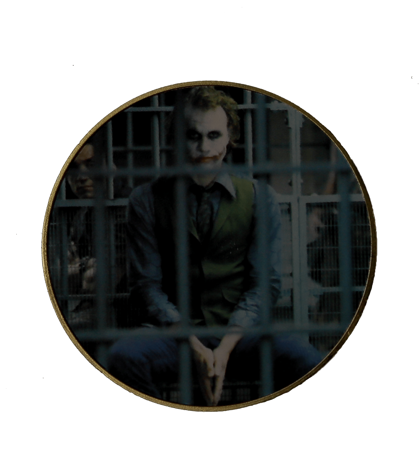     			Joker in Jail Coin Commemorative Collectible Gold Plated Coins 1 Oz Heavy Thick Rare to get Medallion Fantasy Physical Coin (Gold Plated with Luxury Box)
