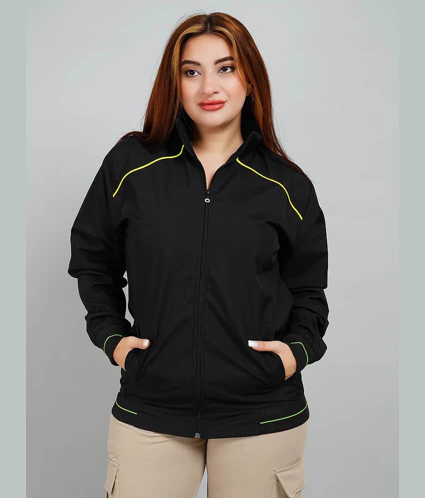 PLUS PARADISE Women Regular Jacket ( Black ) - Jackets & Coats | Buy online on ZillyBuy
