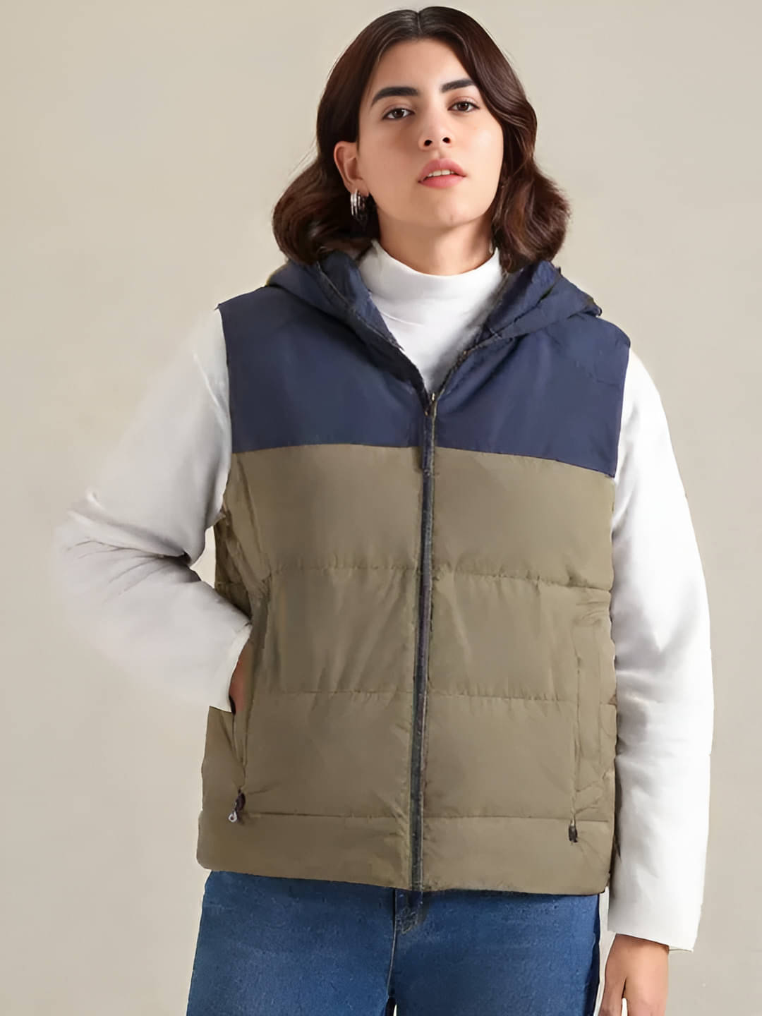 PLUS PARADISE - Polyester Multi Color Hooded Jackets PLUS PARADISE - Polyester Multi Color Hooded Jackets