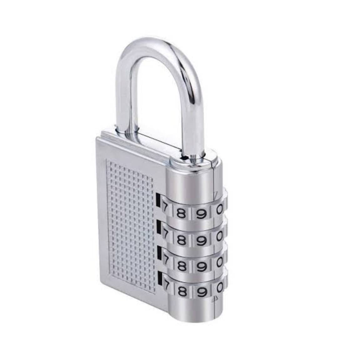 QitmirMKT Combination Lock For Safety Assorted Safety Lock ( Pack of 1 ) QitmirMKT Combination Lock For Safety Assorted Safety Lock ( Pack of 1 )