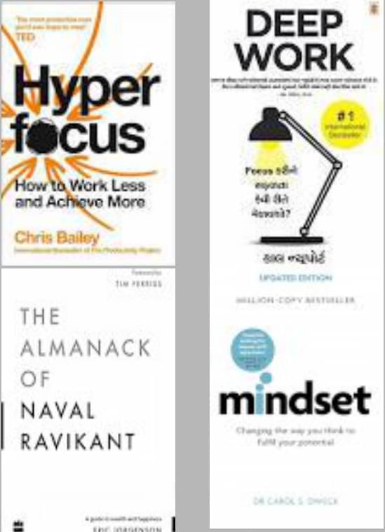     			The Almanack Of Naval Ravikant + Deep Work + Mindset + Hyperfocus