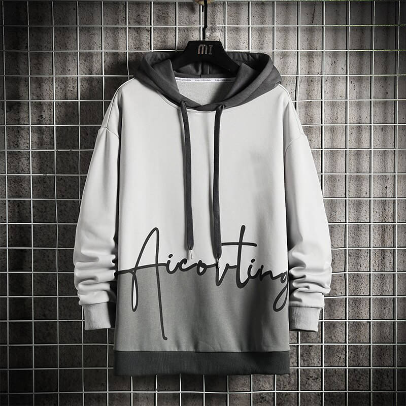     			Try This Cotton Blend Regular Fit Printed Full Sleeves Men's Hooded T-Shirt - White ( Pack of 1 )