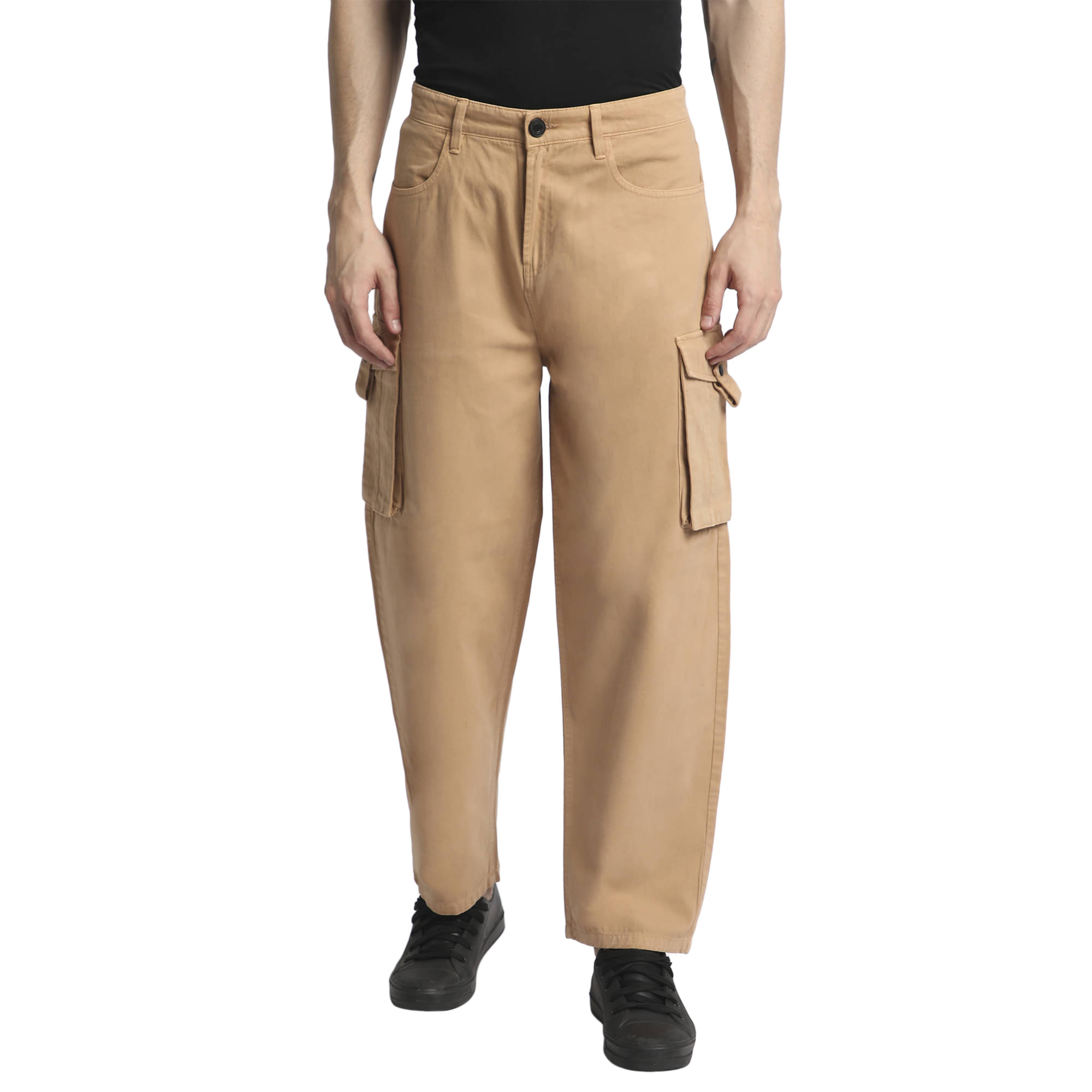     			Bene Kleed Men Classic Loose Fit Cargos Trousers