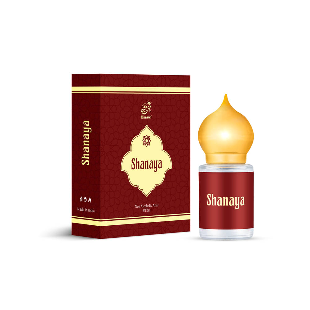     			Binawf Amber Non- Alcoholic Below 50ml Attar ( Pack of 1 )