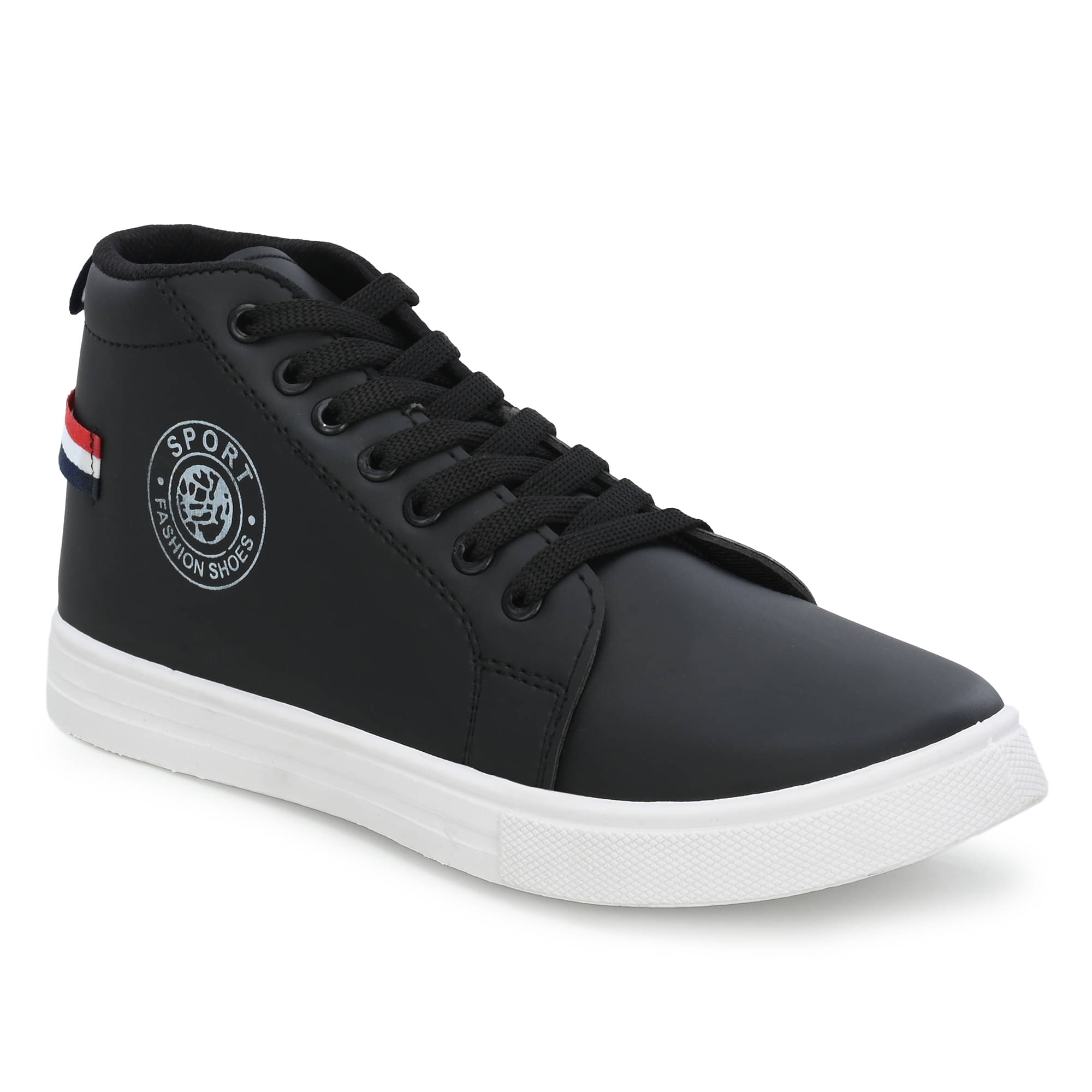     			Brainer Black Men's Lifestyle Shoes