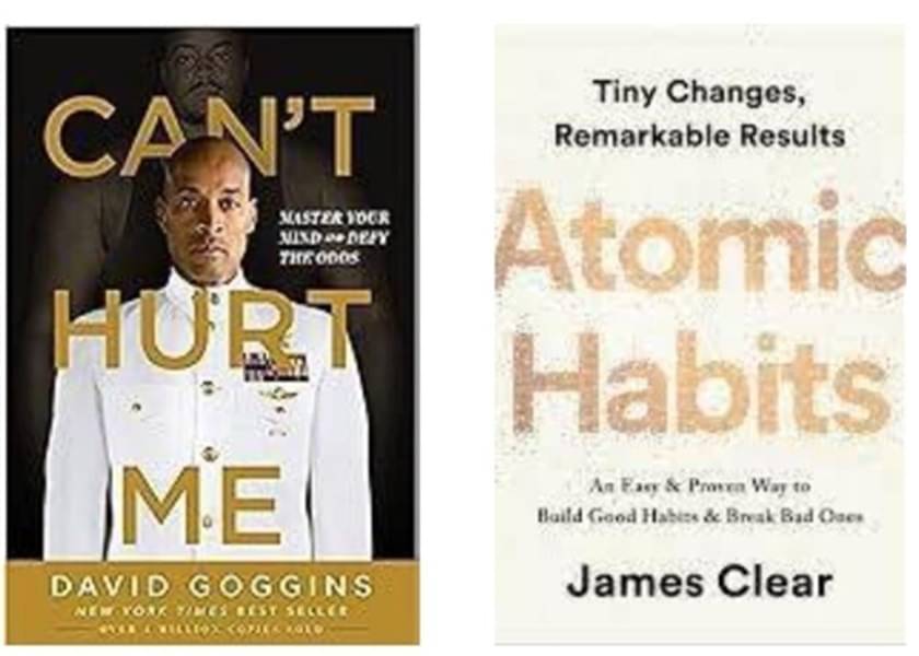     			Can't Hurt Me + Atomic Habits