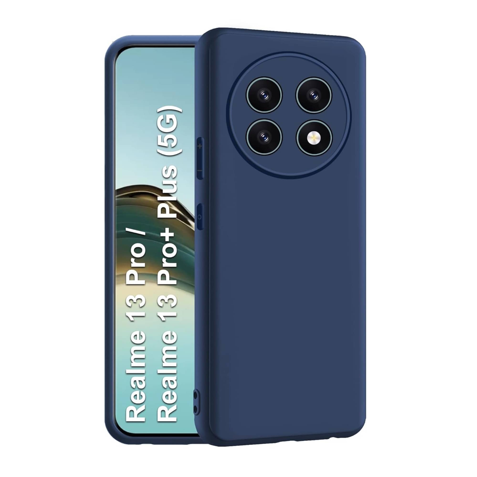     			Case Vault Covers Silicon Soft cases Compatible For Silicon Realme 13 Pro Plus 5G ( )