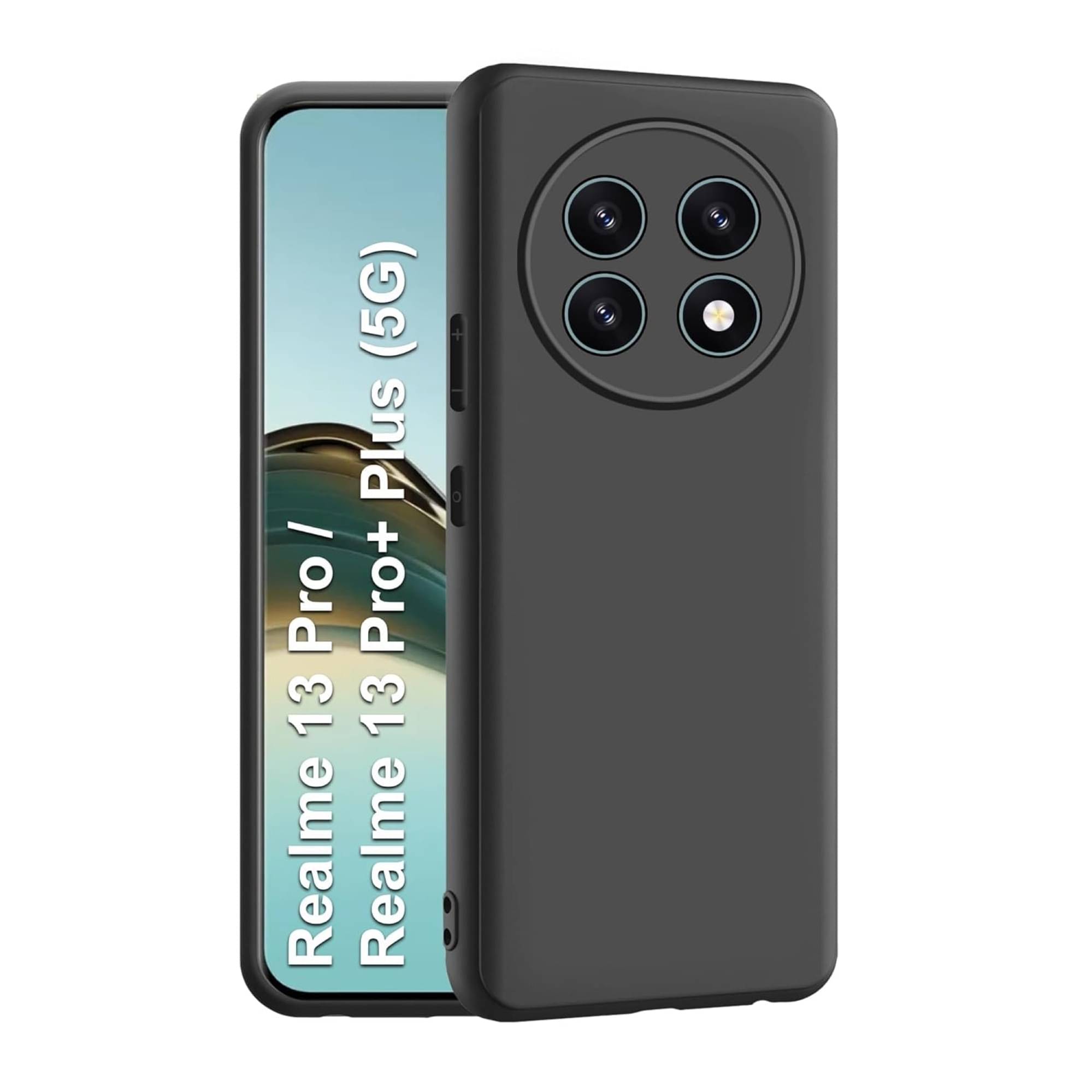     			Case Vault Covers Silicon Soft cases Compatible For Silicon Realme 13 Pro Plus 5G ( )