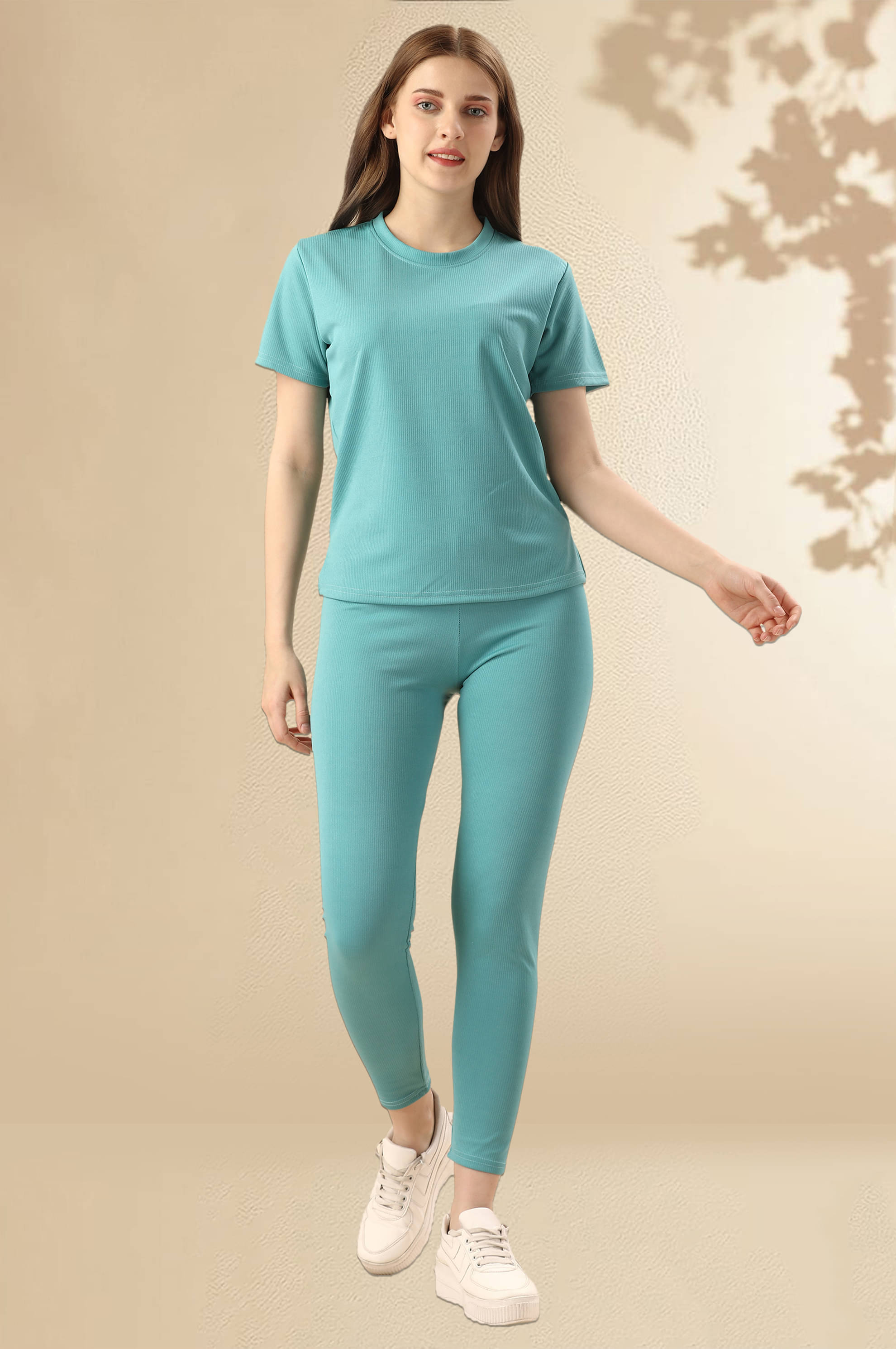     			DTR FASHION Blue Cotton Blend Self Design Tracksuit - Pack of 1