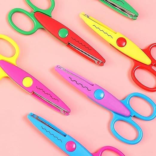 Eclet Zig Zag Scissors pack of 12 Eclet Zig Zag Scissors pack of 12