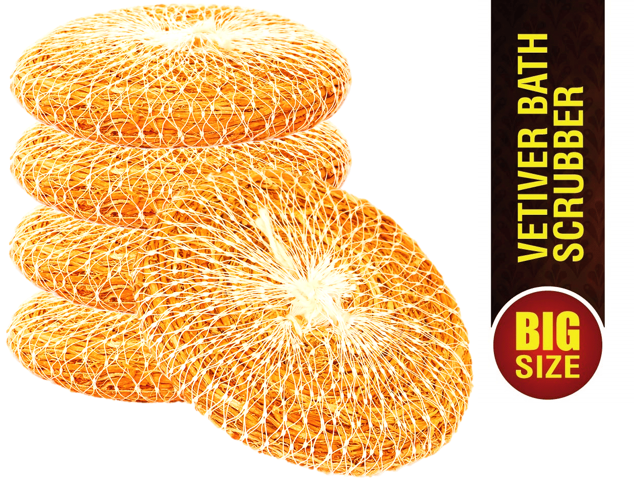 Grow Basket Vetiver/ Ramacham Root Loofah Yellow Pack of 5 Grow Basket Vetiver/ Ramacham Root Loofah Yellow Pack of 5