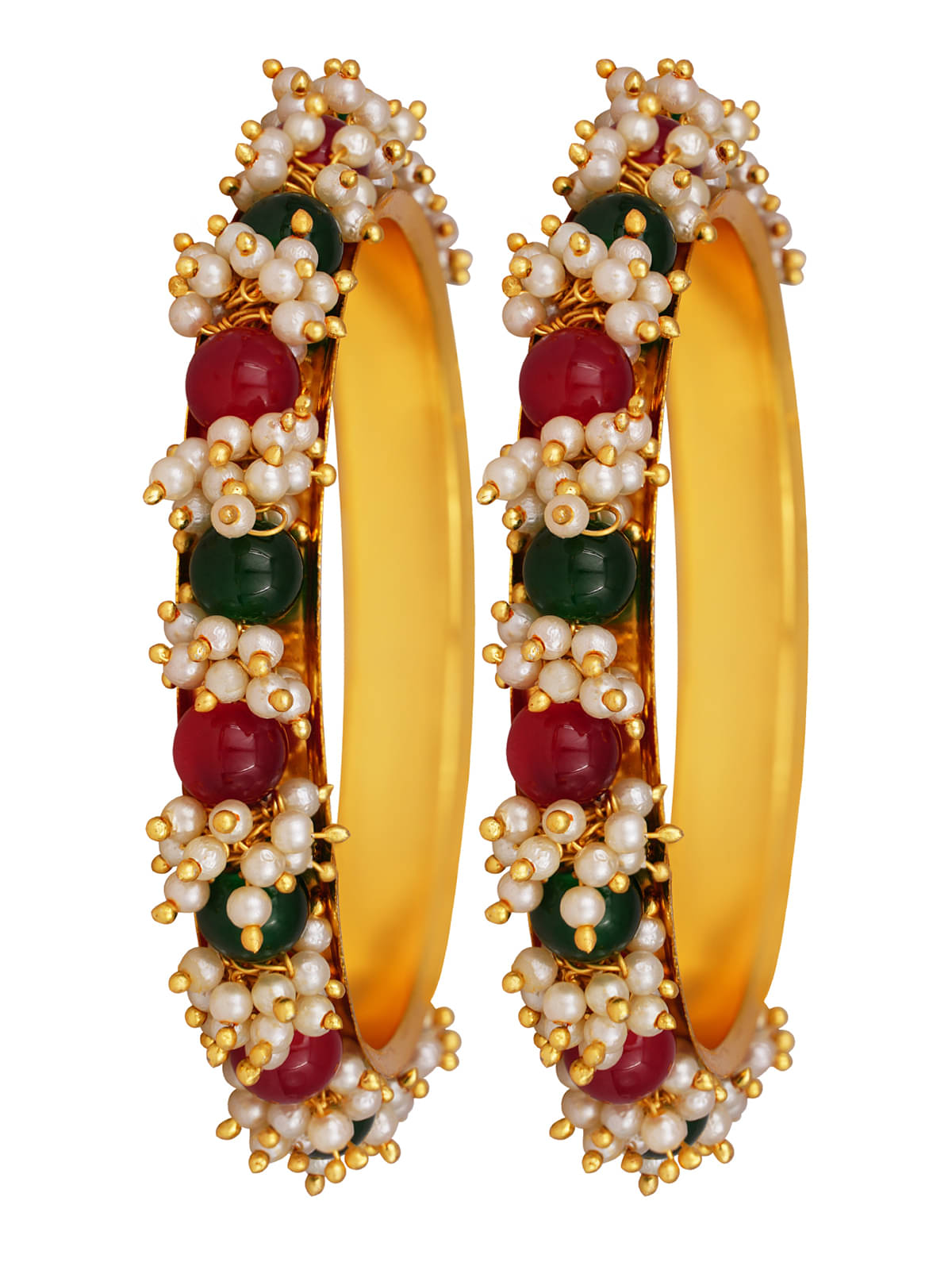 JFL - Jewellery For Less Multicolor Bangle ( Pack of 2 )     			JFL - Jewellery For Less Multicolor Bangle ( Pack of 2 )