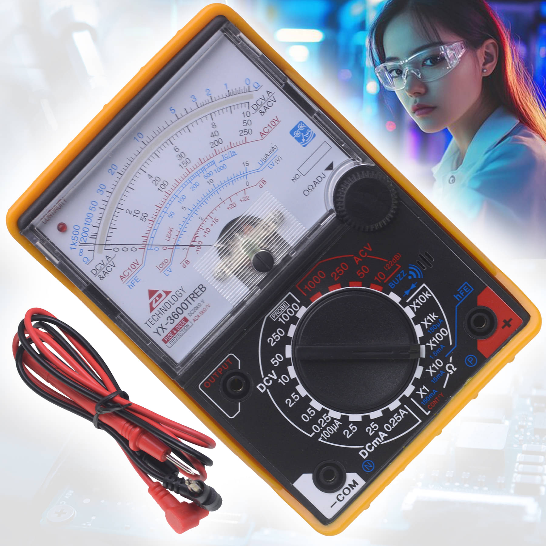     			JMALL Analog Multimeter