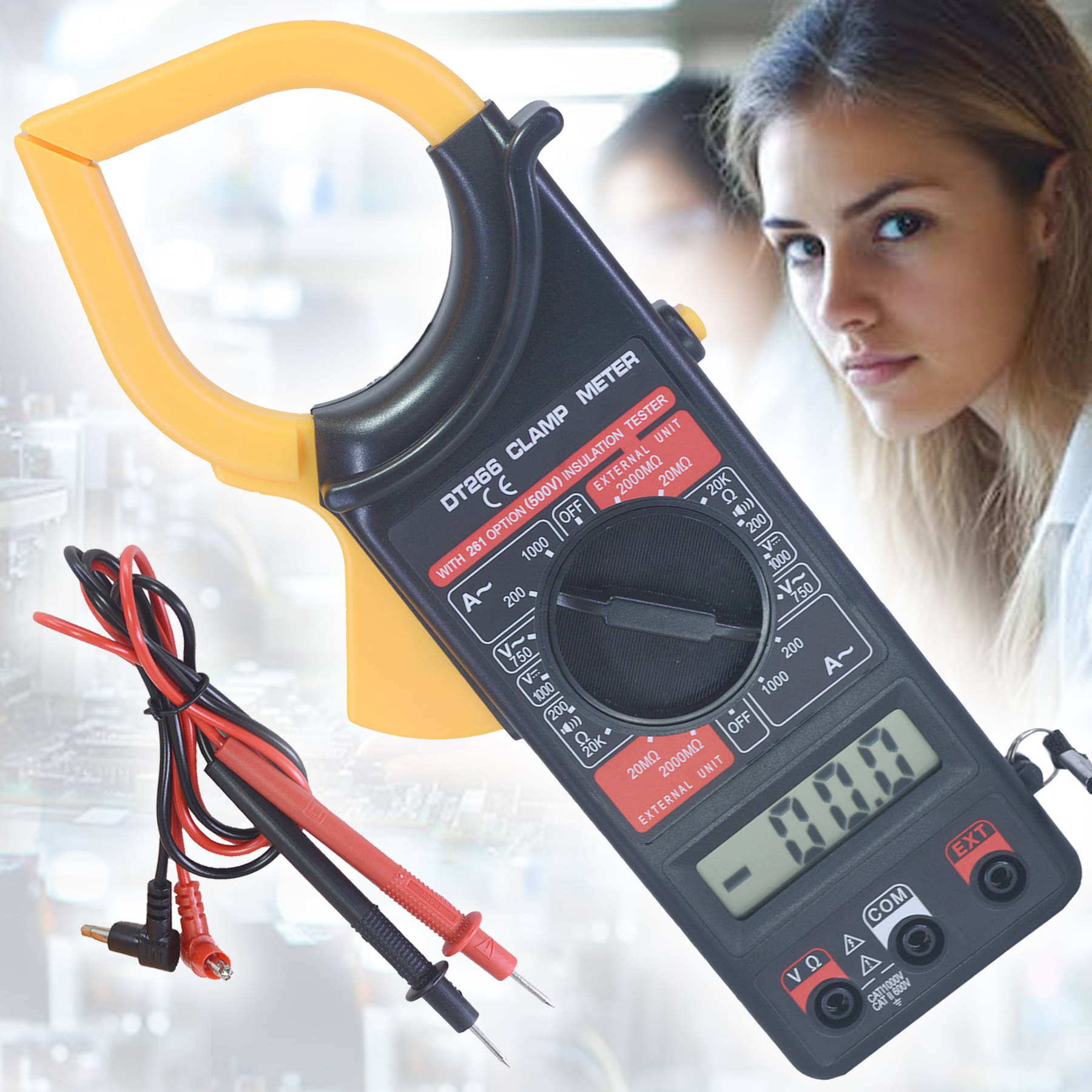     			JMALL Digital Clamp Meter