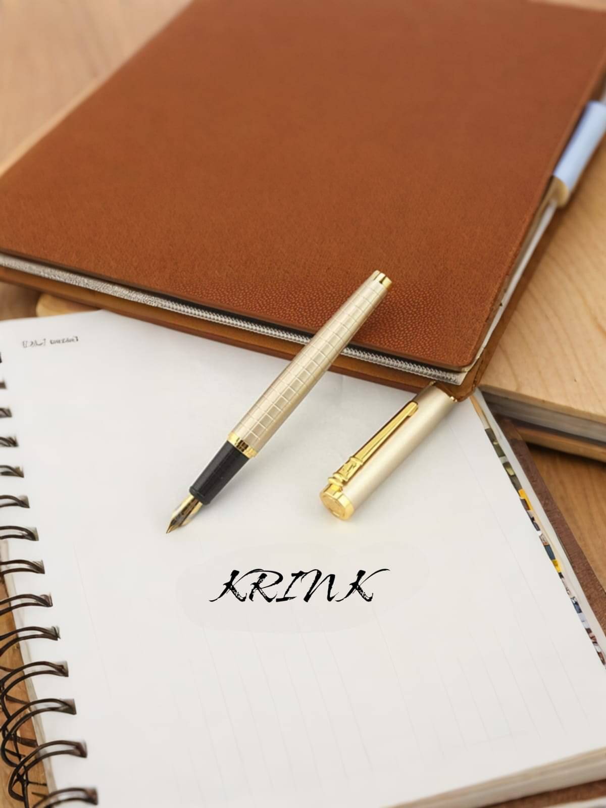 Krink Metal Fountain Pen Fitted with Germany Made Components Presented in Gift Box Krink Metal Fountain Pen Fitted with Germany Made Components Presented in Gift Box