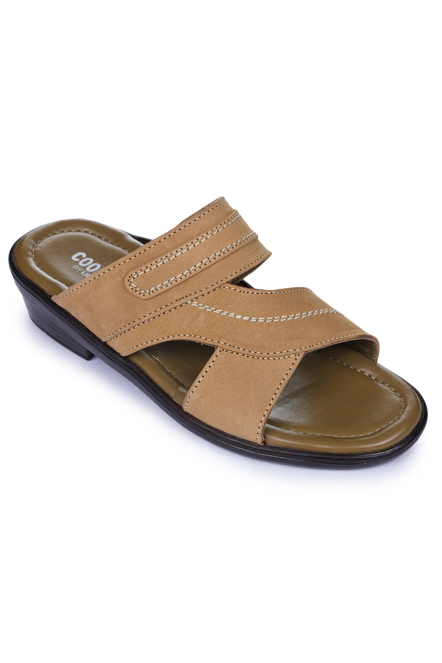     			Liberty Brown Men's Leather Slipper