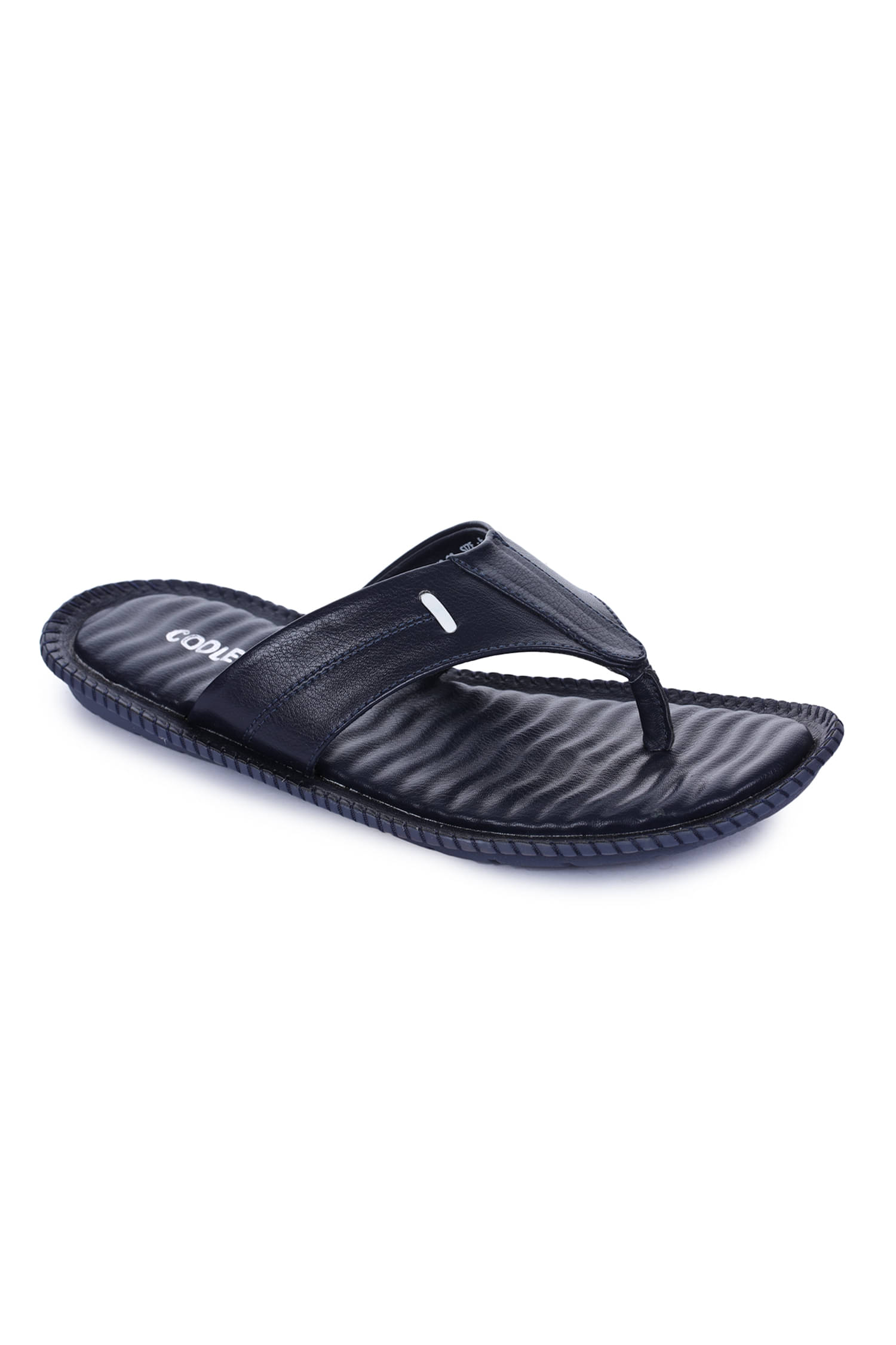     			Liberty Navy Blue Men's Leather Slipper