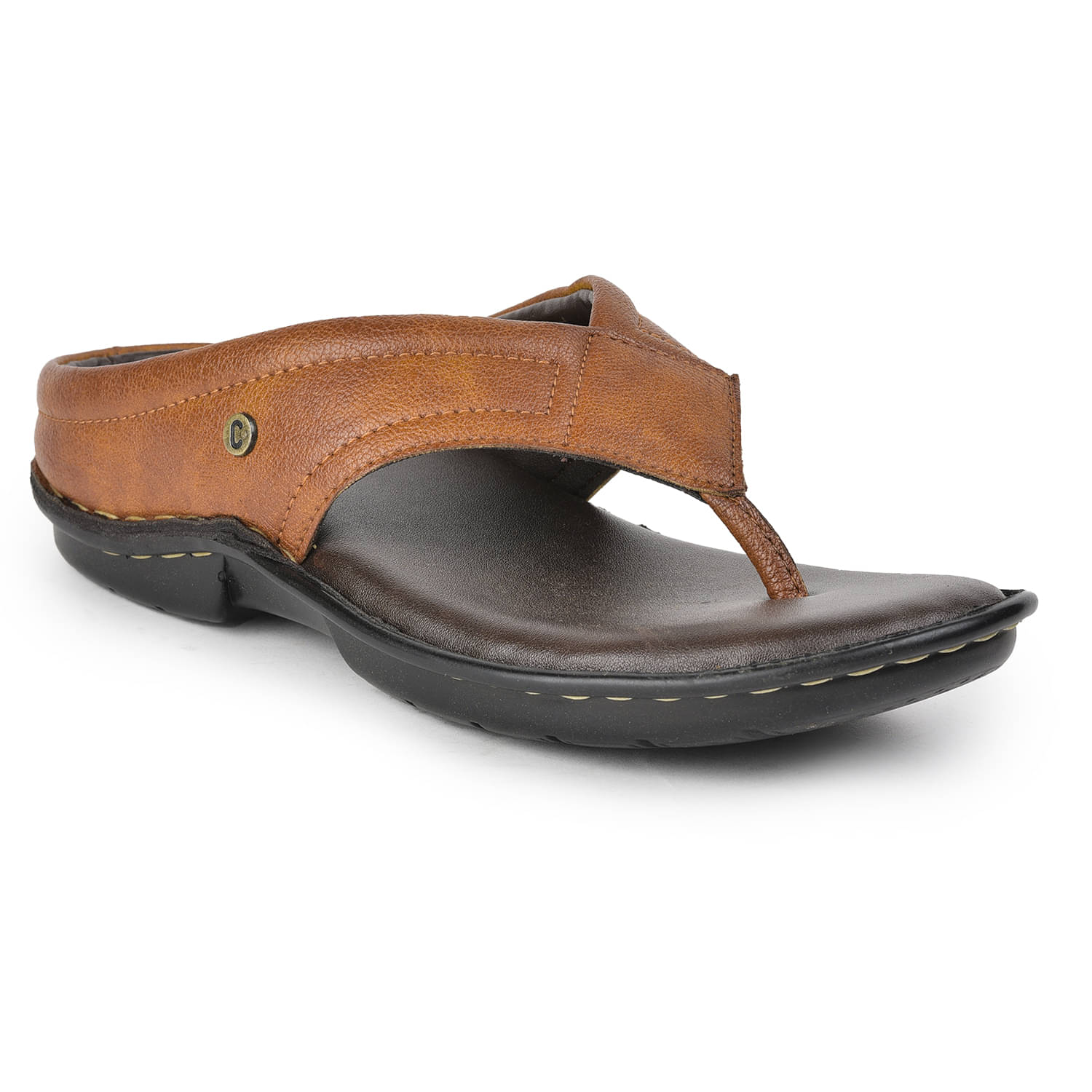     			Liberty Tan Men's Thong Flip Flop
