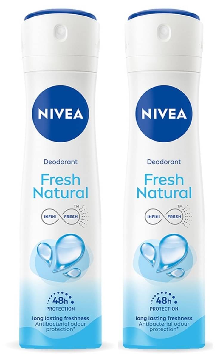 Nivea Fresh Natural Deodorant Spray, 150Ml Deodorant Spray for Men,Women,Unisex 300 ml ( Pack of 2 ) Nivea Fresh Natural Deodorant Spray, 150Ml Deodorant Spray for Men,Women,Unisex 300 ml ( Pack of 2 )