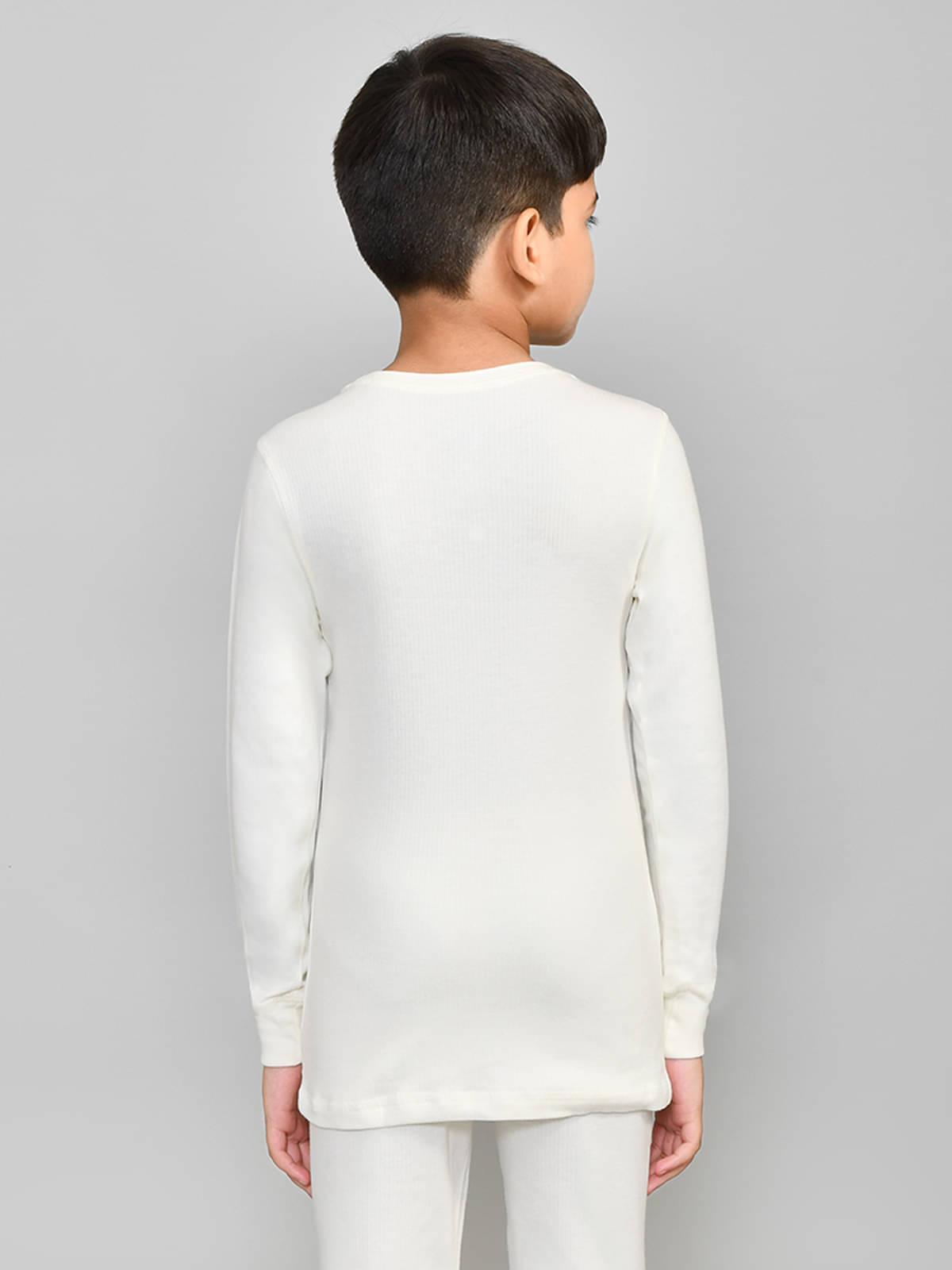     			ONN Pack of 1 Boys Cotton Blend Thermal Top ( White )