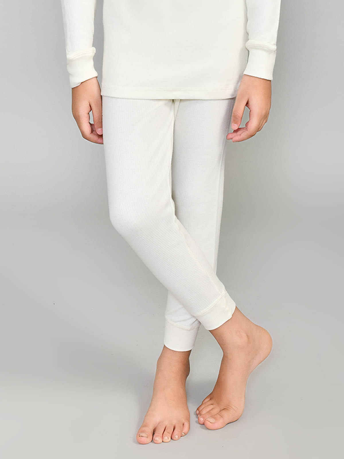     			ONN Pack of 1 Boys Cotton Blend Thermal Bottom ( White )