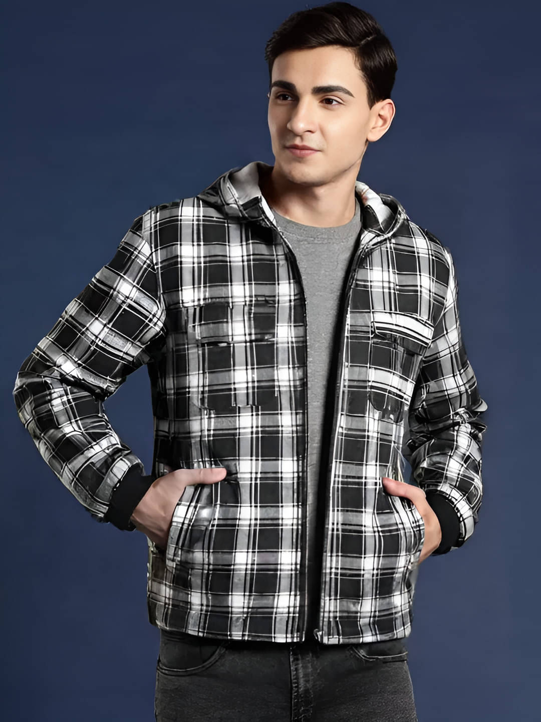 PLUS PARADISE Cotton Men's Casual Jacket - Black ( Pack of 1 ) PLUS PARADISE Cotton Men's Casual Jacket - Black ( Pack of 1 )