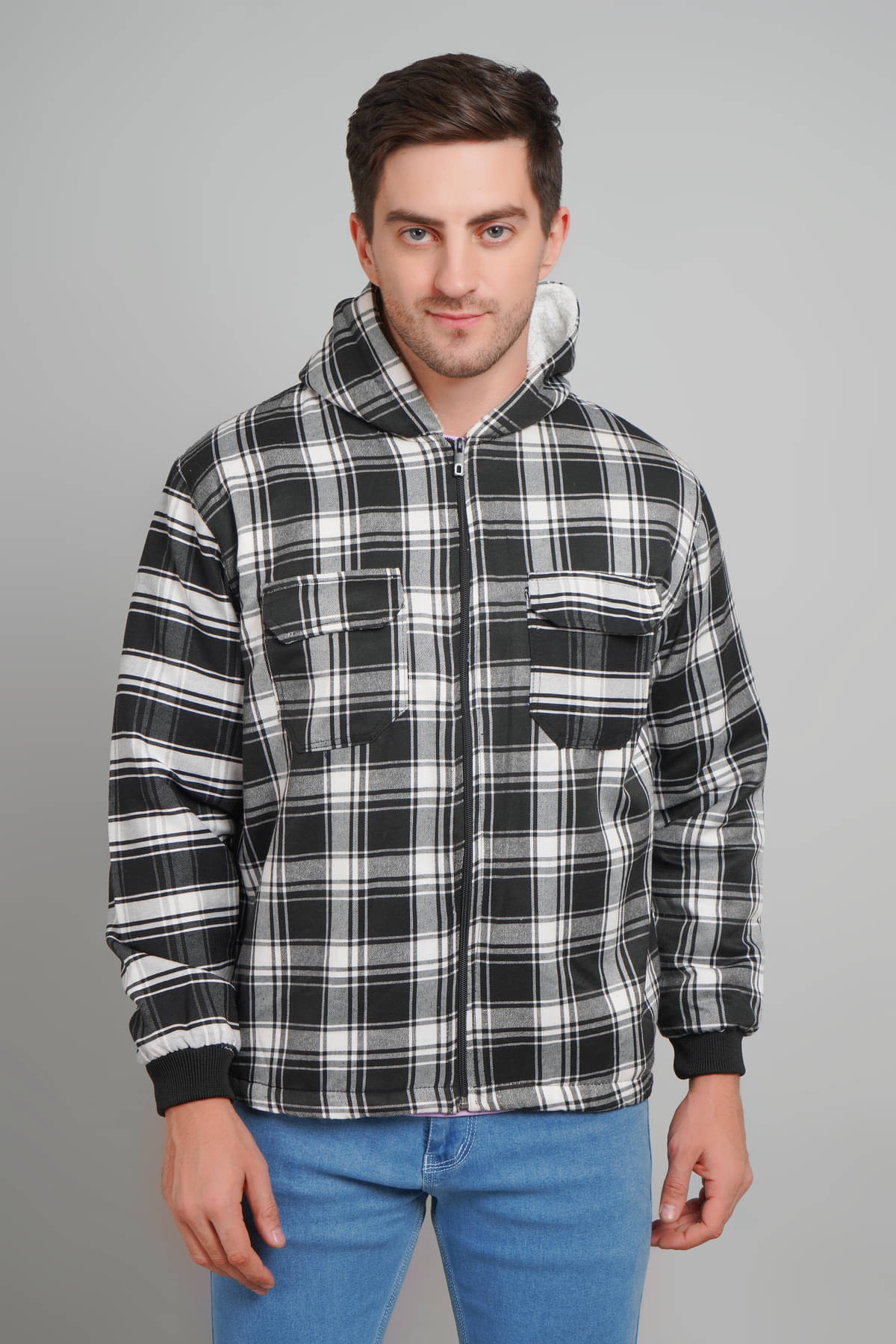 PLUS PARADISE Cotton Men's Casual Jacket - Black ( Pack of 1 ) PLUS PARADISE Cotton Men's Casual Jacket - Black ( Pack of 1 )
